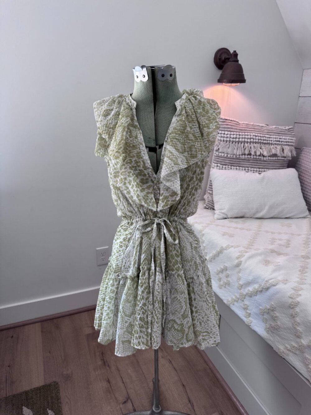 All Saints | Ali Noche Green Dress | 2